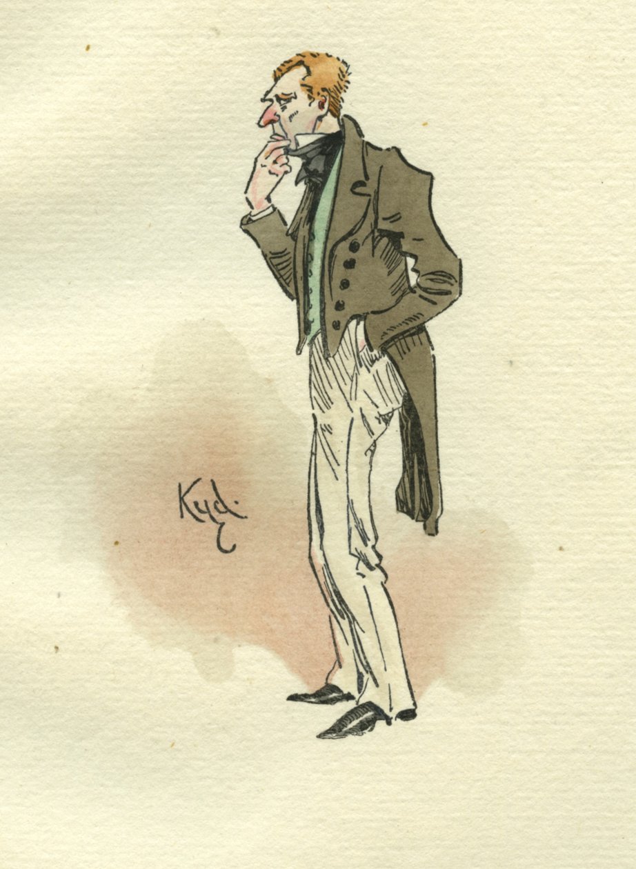 Uriah Heep from David Copperfield by Joseph Clayton Clarke