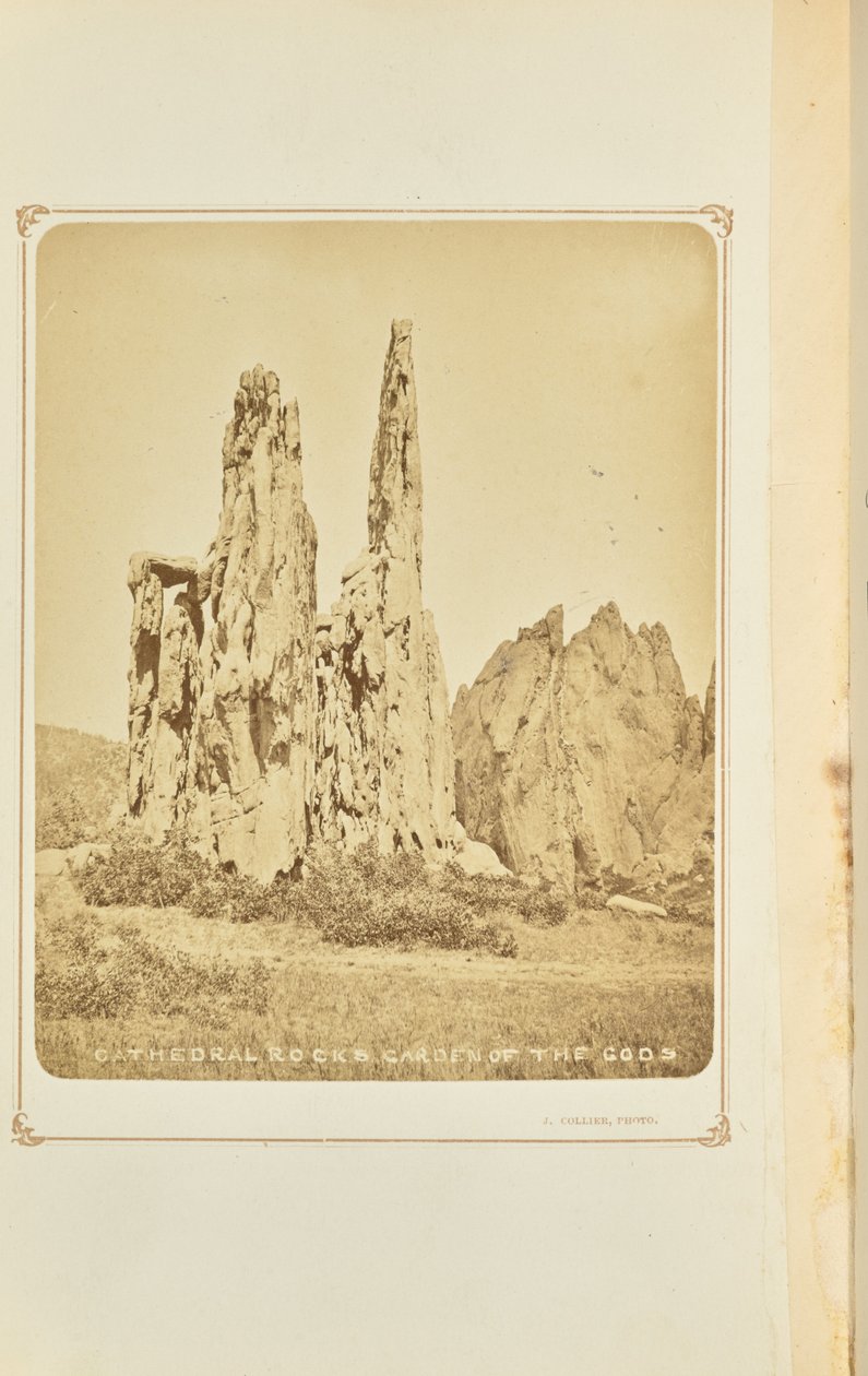 Cathedral Rocks, Garden of the Gods by Joseph Collier