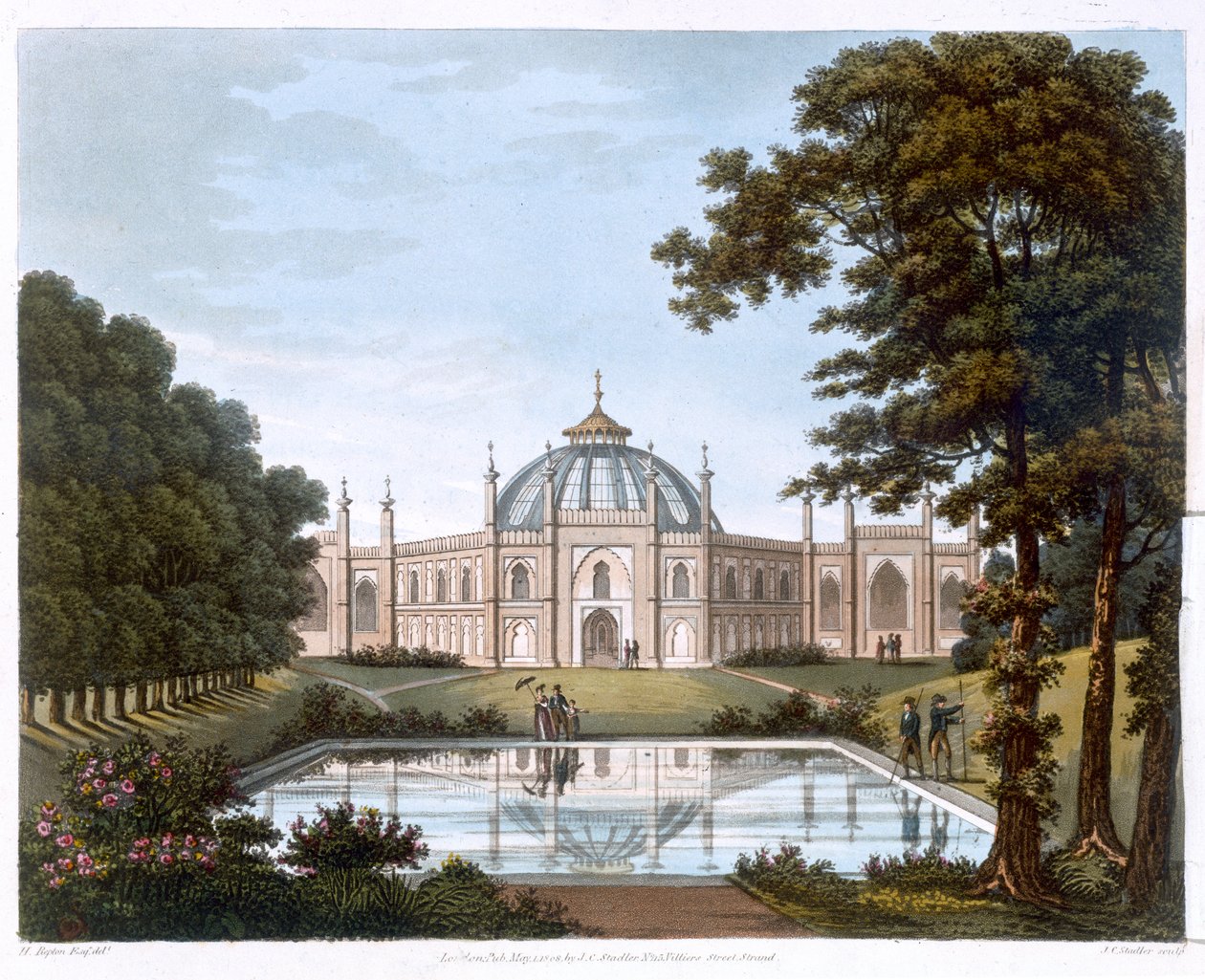 Brighton Pavilion, Sussex by Joseph Constantine Stadler