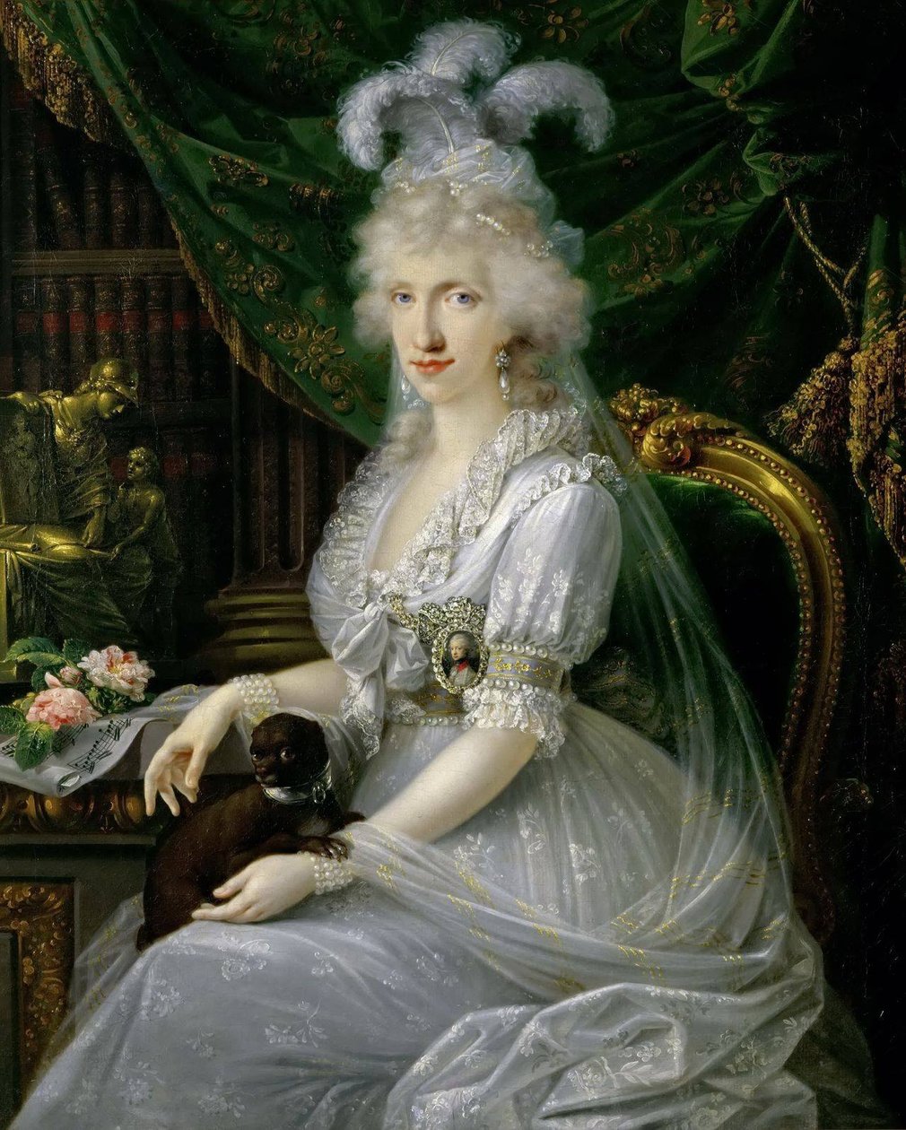 Marie Luise (Ludovica) of Naples and Sicily, Grand Duchess Consort by Joseph Dorffmeister
