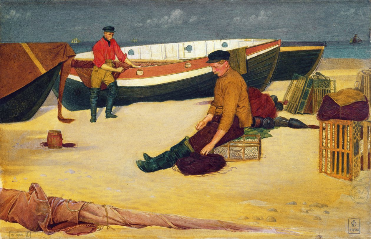 Cleaning the Lines by Joseph Edward Southall