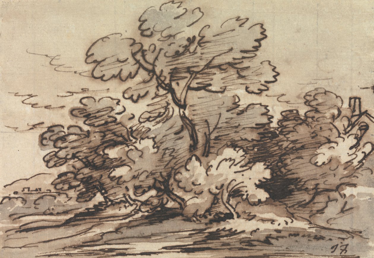 A Group of Trees by Joseph Farington