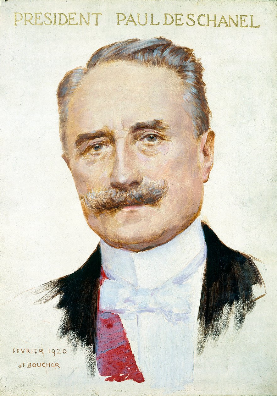 Portrait of Paul Deschanel (1855-1922), President of the Republic. Illustration by Joseph Felix Bouchor (1853-1937) by Joseph Felix Bouchor