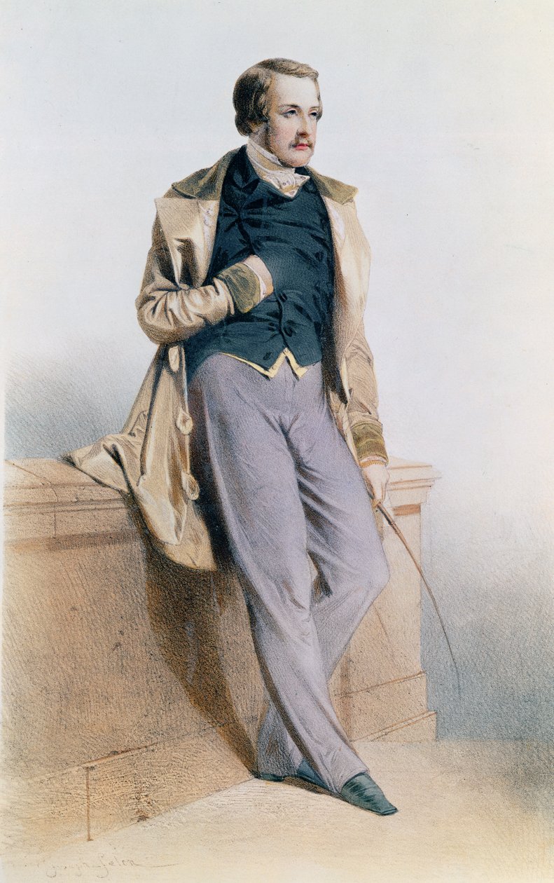 Henri Charles Ferdinand Marie Dieudonne de France, Duc de Bordeaux, Comte de Chambord by Joseph Felon