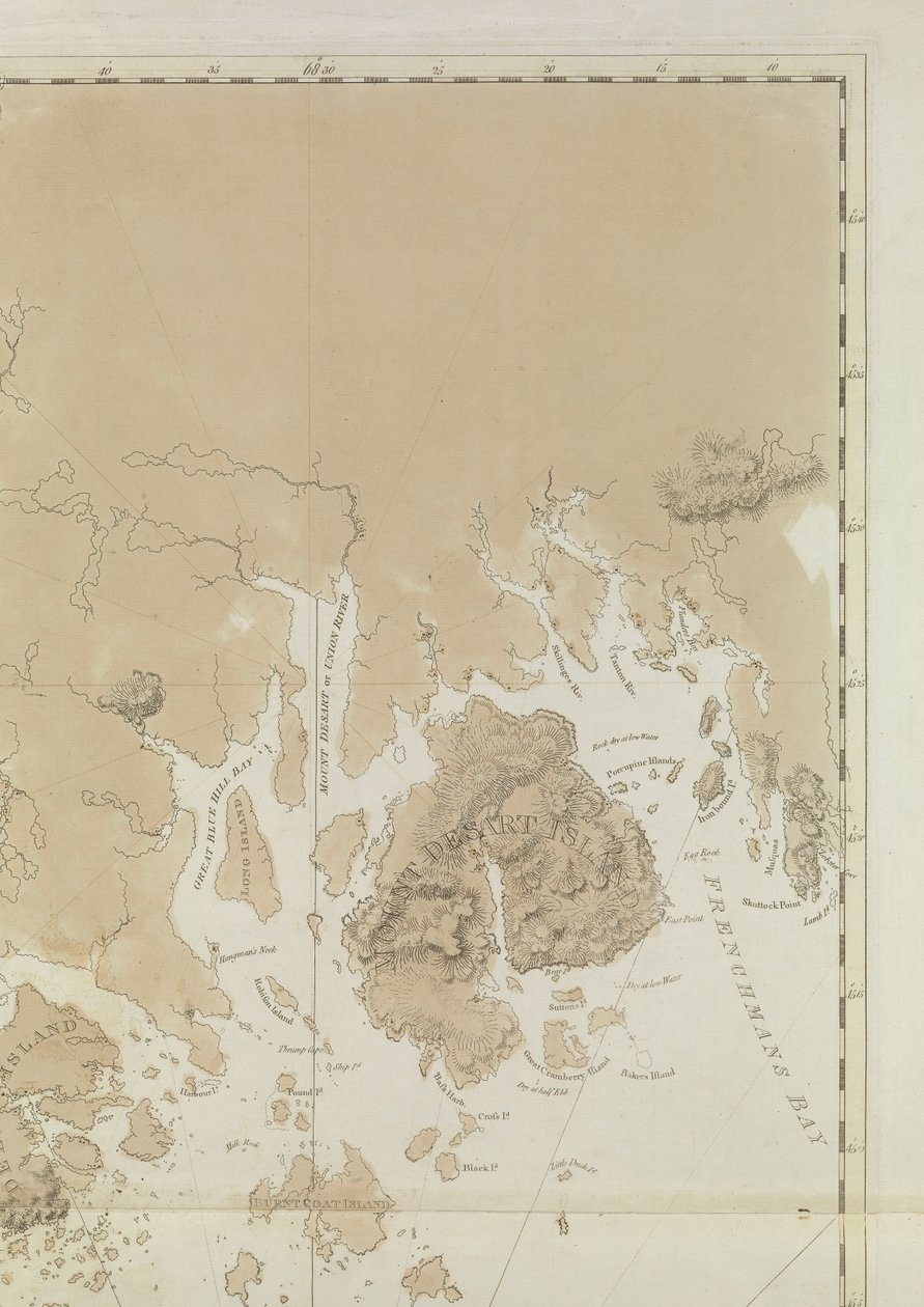 Penobscot Bay (detail) by Joseph Frederick Wallet DesBarres