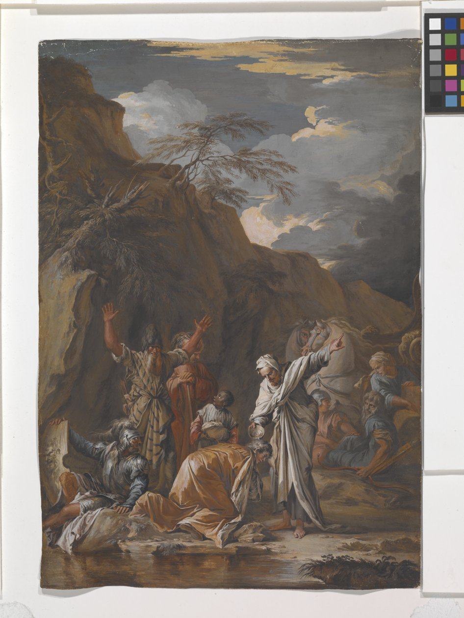 St. Philip Baptising The Eunuch by Joseph Goupy