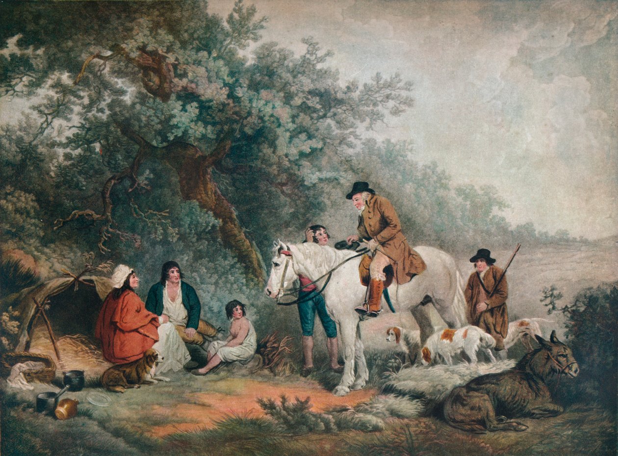 Morning or the Benevolent Sportsman, 1795, 1919 by Joseph Grozer