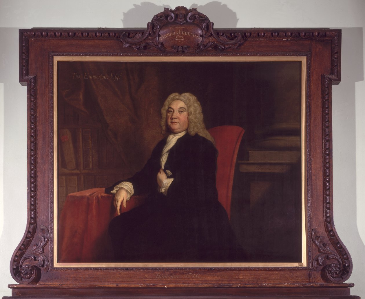 Portrait of Thomas Emerson, a Governor of the Foundling Hospital, 1731 by Joseph Highmore