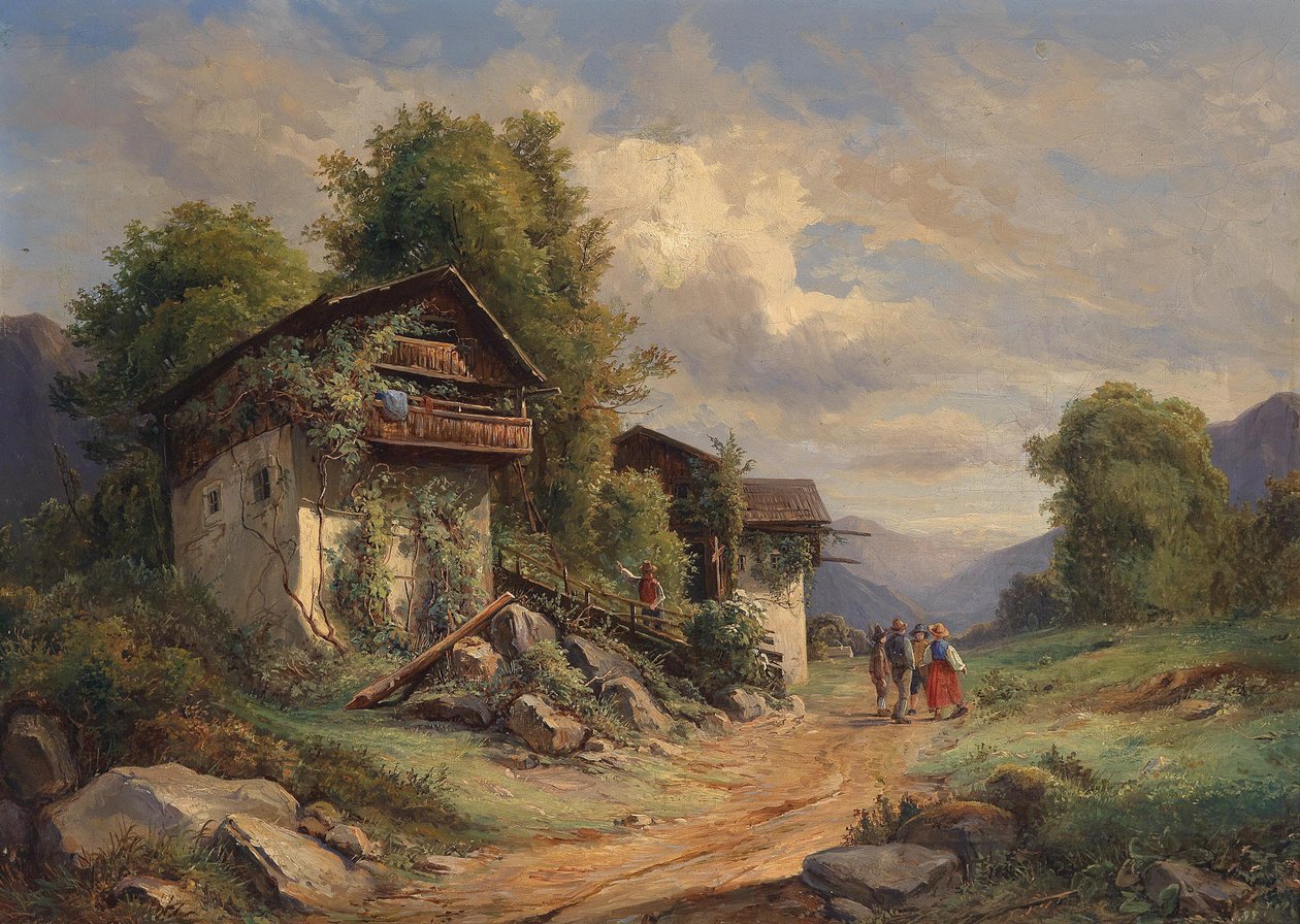 Rural Idyll 1852 by Joseph Hoger