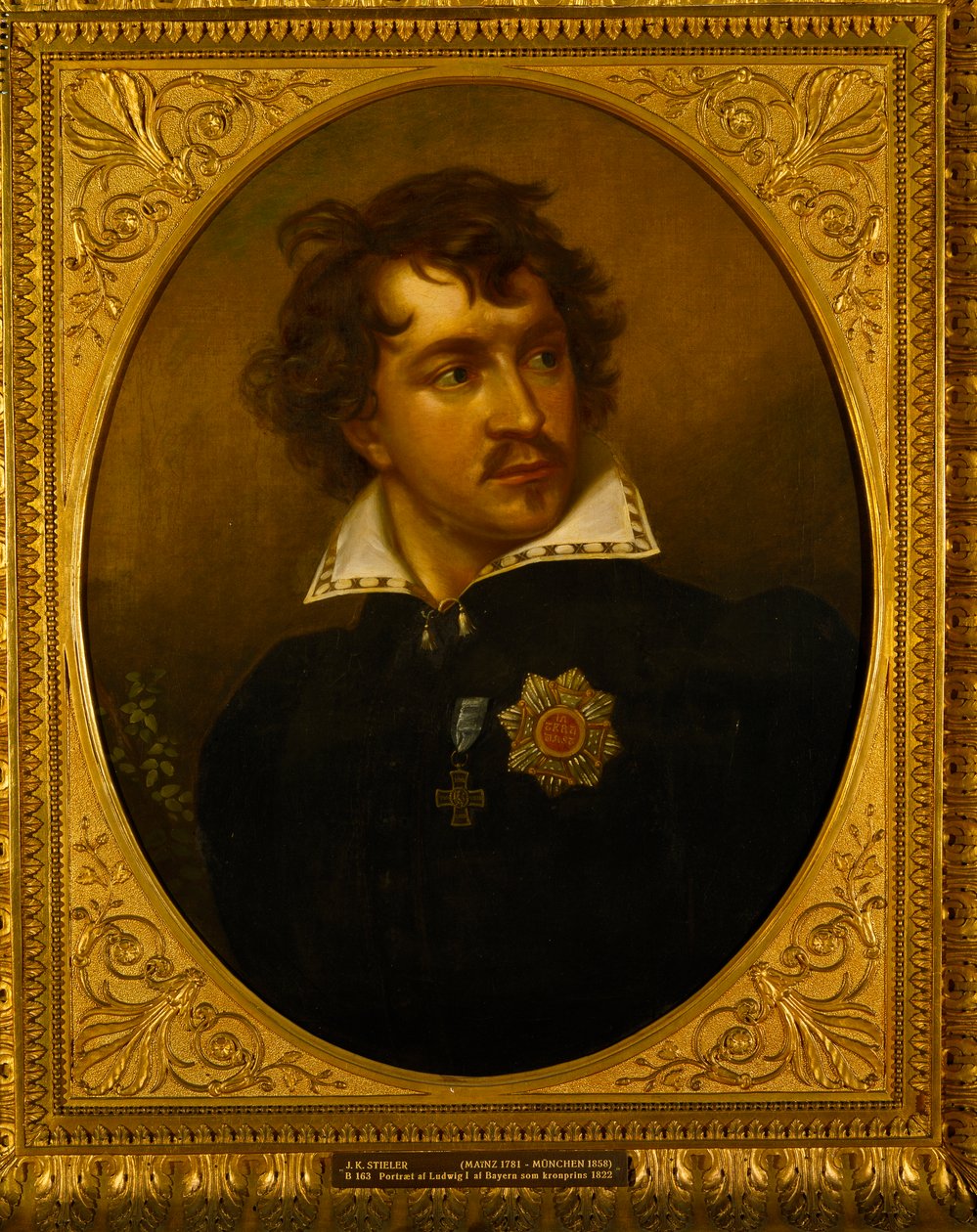 Portrait of Ludwig I of Bavaria 1786-1868, 1821-1822 by Joseph Carl Stieler