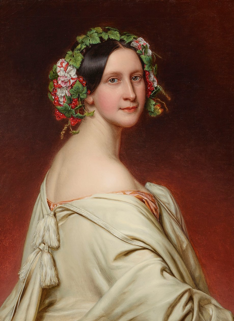 Portrait of the Actress Charlotte von Hagn by Joseph Carl Stieler