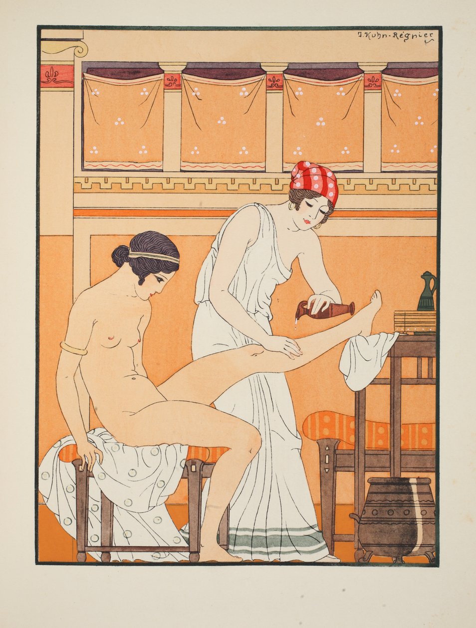 And anoint it with fragrant rose, illustration from 