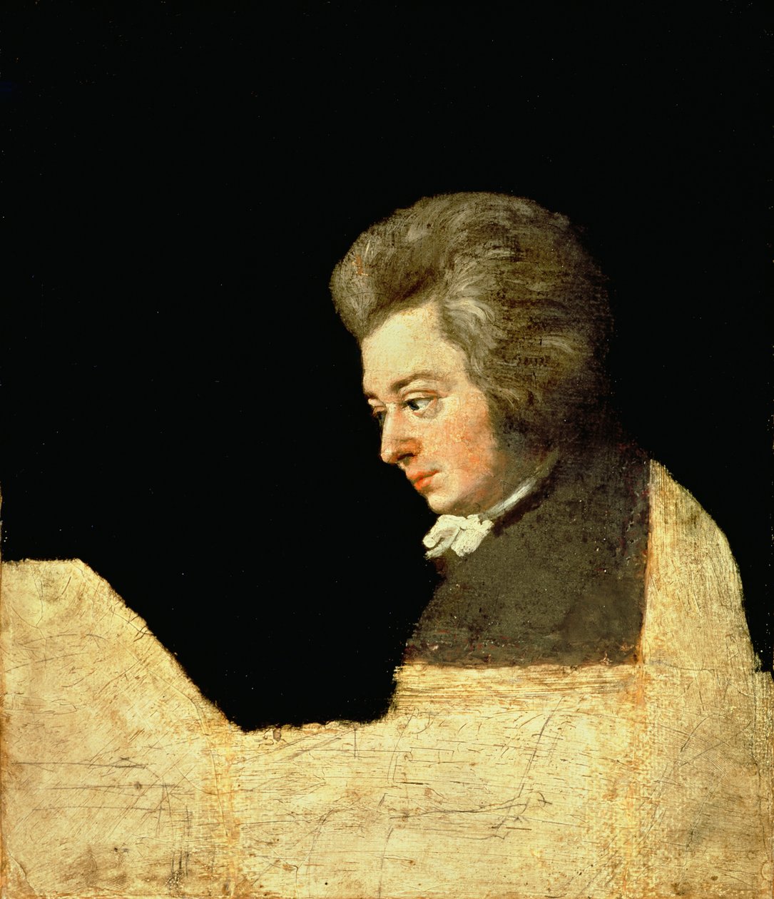 Portrait of Wolfgang Amadeus Mozart at the Piano, 1789