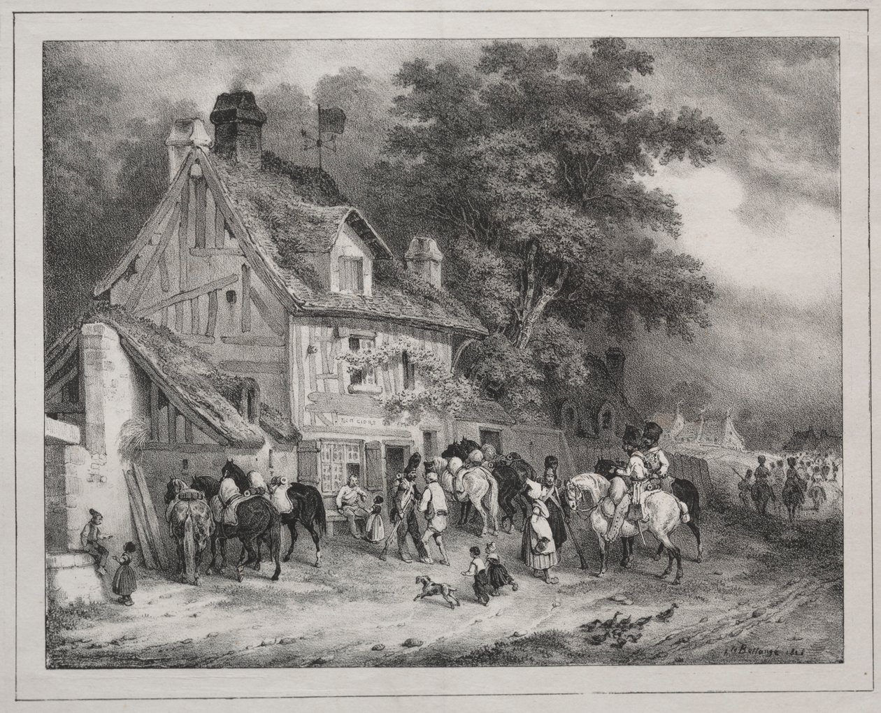Album of 1829: Souvenir of Normandy by Joseph Louis Hippolyte Bellange