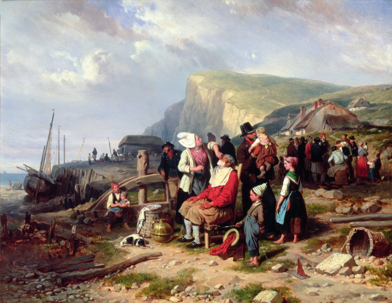 Returning Home, 1846 by Joseph Louis Hippolyte Bellange
