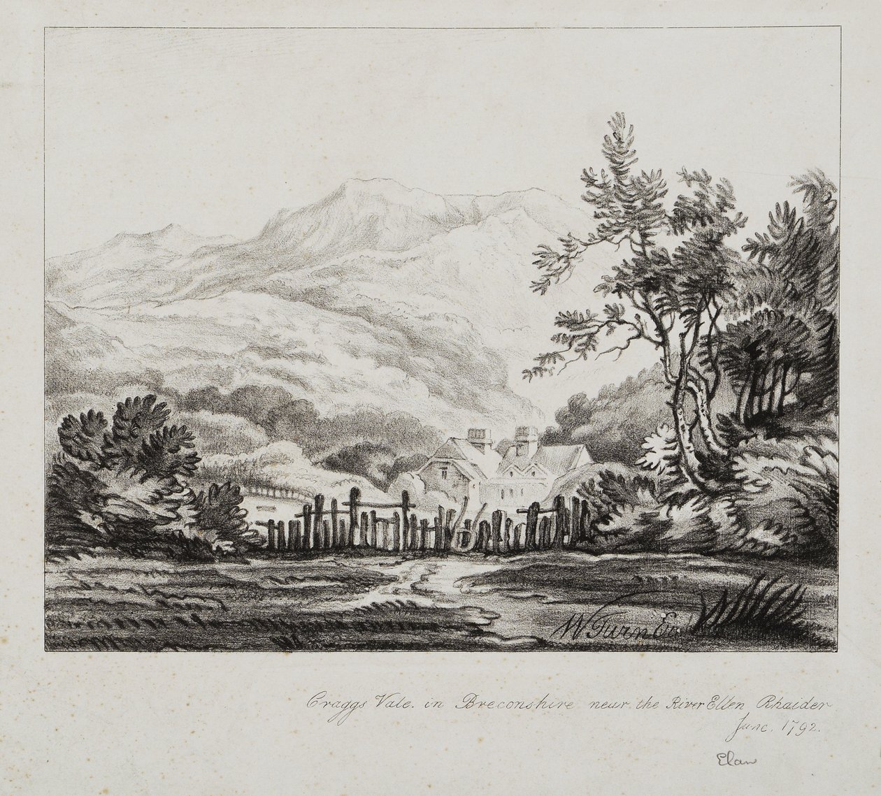 Vale of Elan by Joseph Mallord William (after) Turner