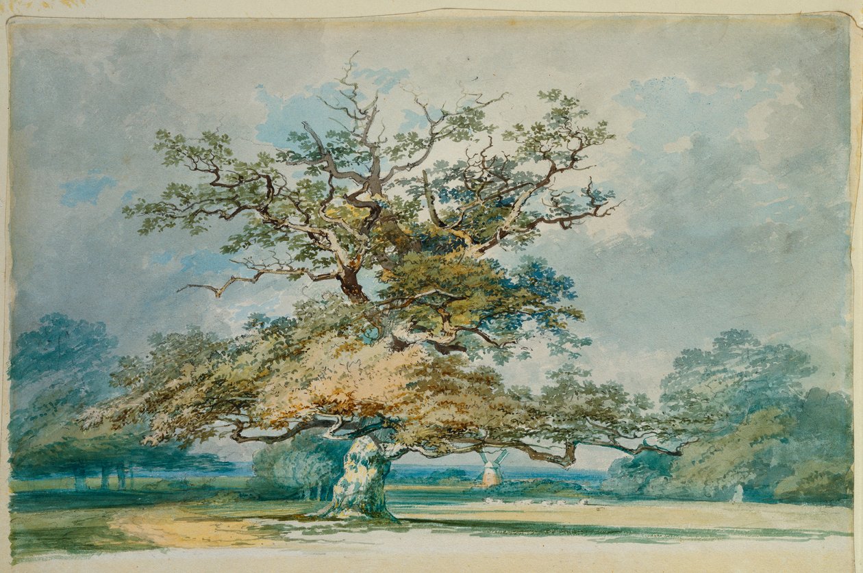 A Landscape with an Old Oak Tree by Joseph Mallord William Turner