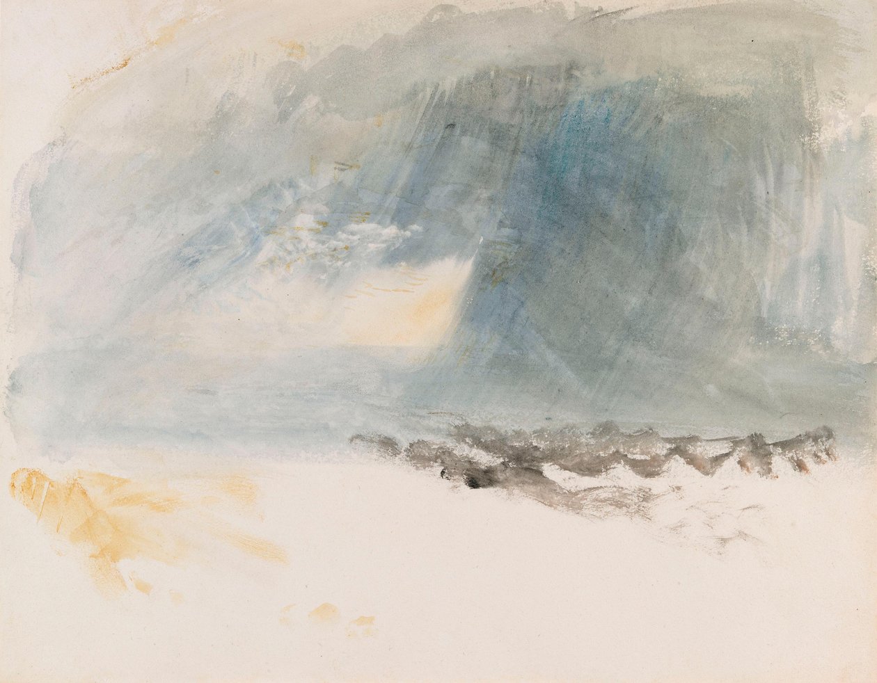 A Shower over Water, Traditionally Called Lake Lucerne by Joseph Mallord William Turner