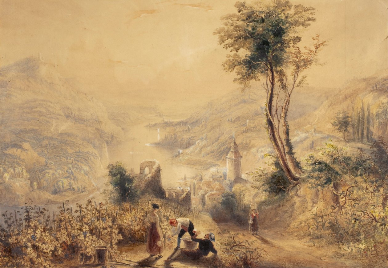 Berncastle (Oberwesel) by Joseph Mallord William Turner