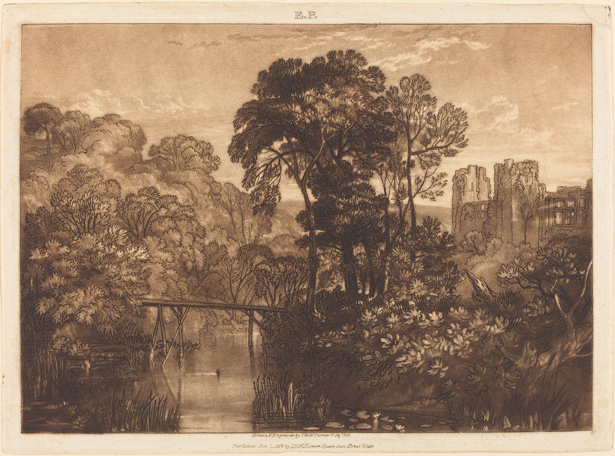 Berry Pomeroy Castle by Joseph Mallord William Turner