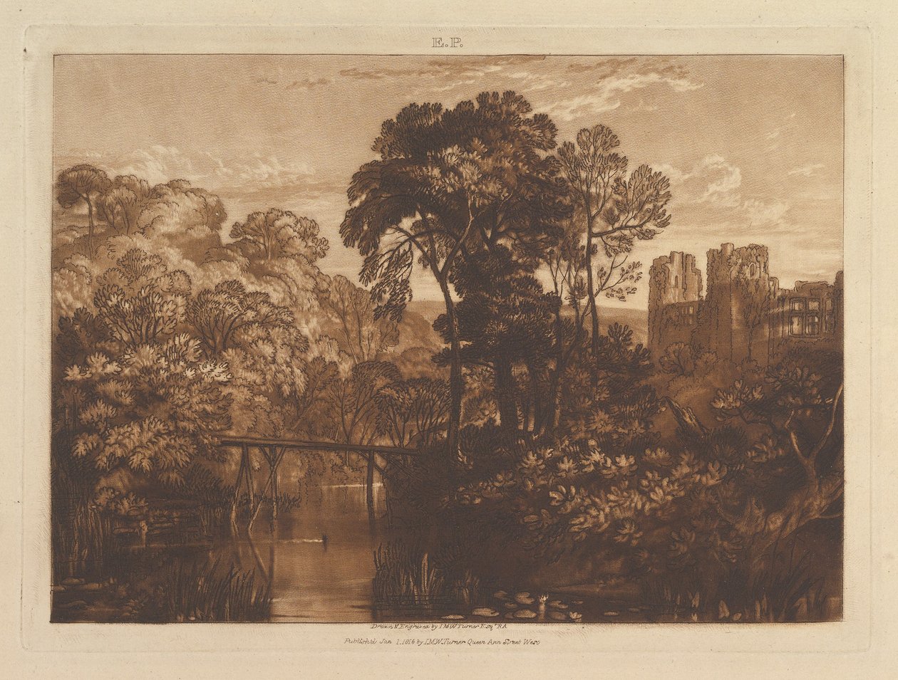 Berry Pomeroy Castle by Joseph Mallord William Turner