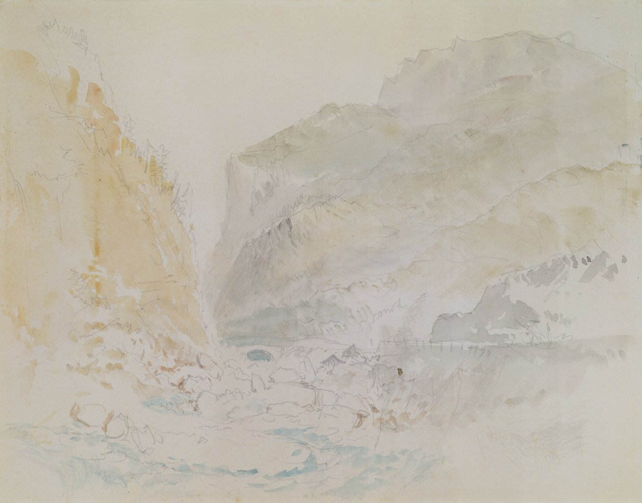 Blue Stream, St. Gothard by Joseph Mallord William Turner