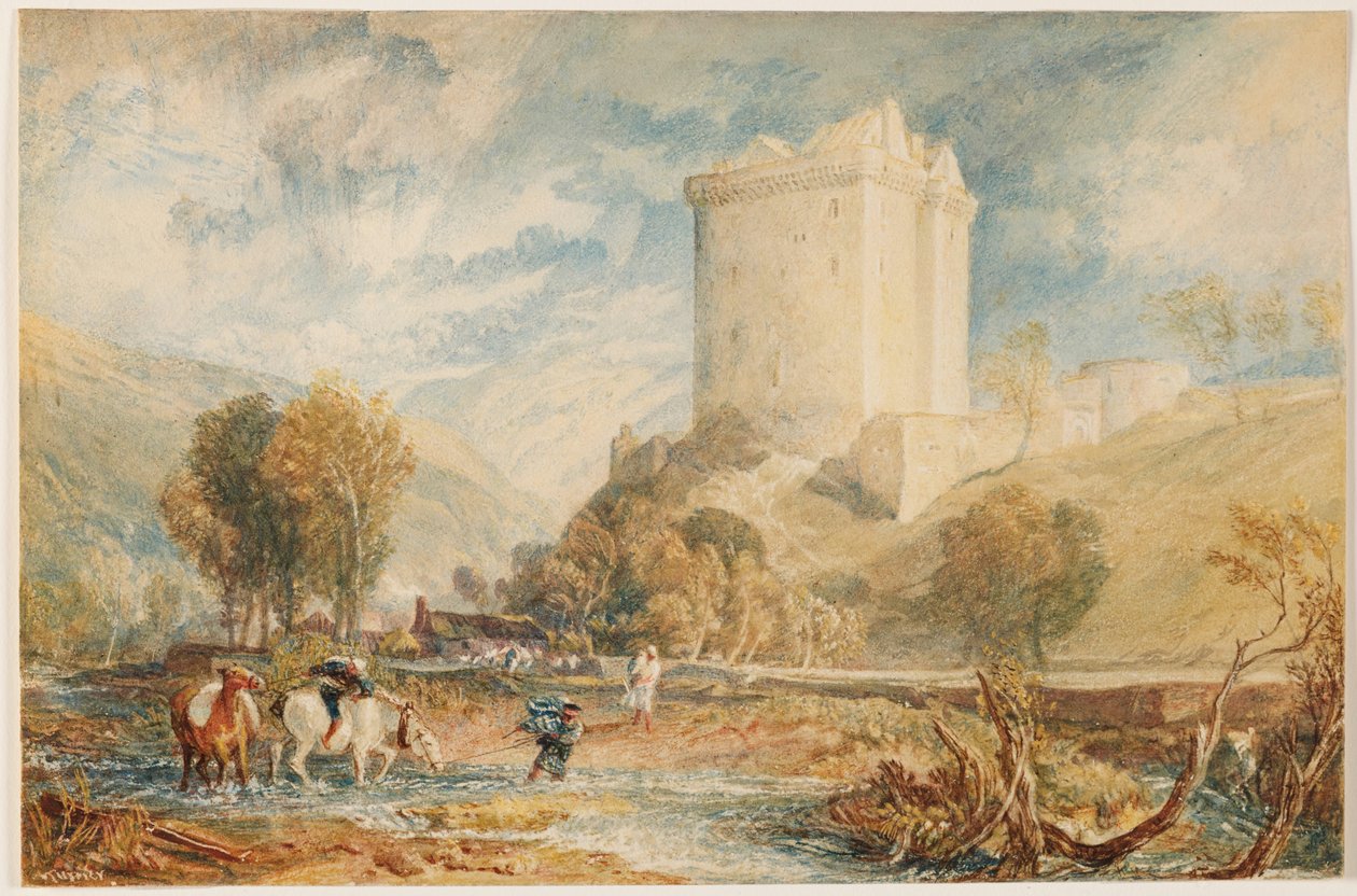 Borthwick Castle by Joseph Mallord William Turner