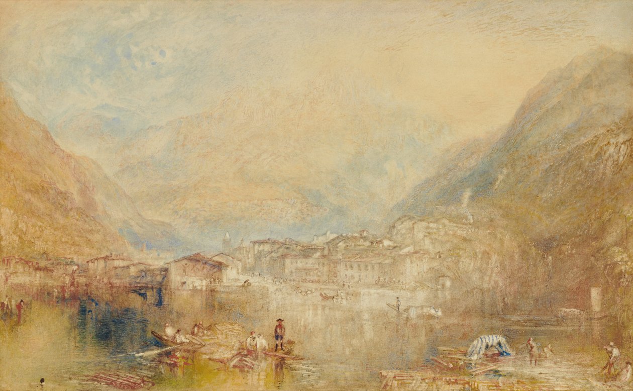 Brunnen from the Lake of Lucerne by Joseph Mallord William Turner