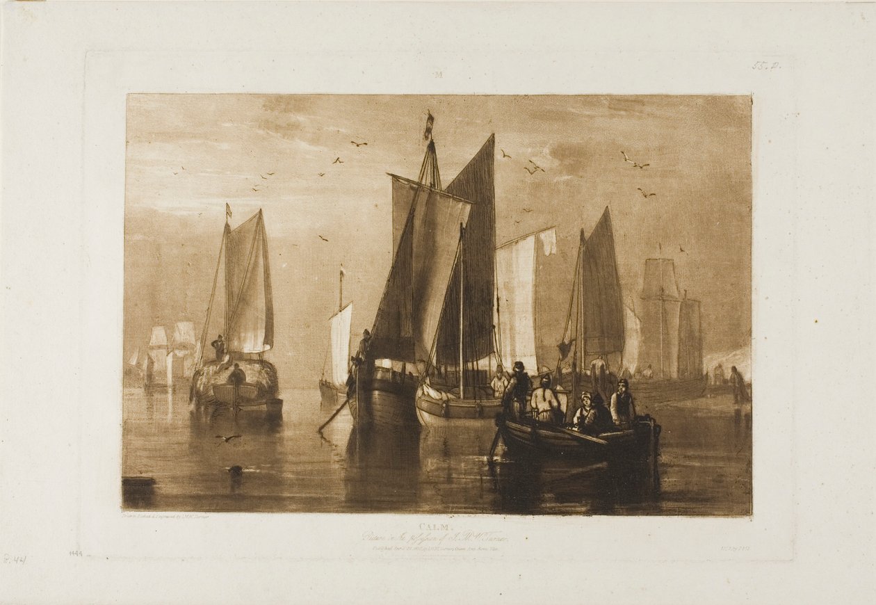 Calm, plate 44 from Liber Studiorum by Joseph Mallord William Turner