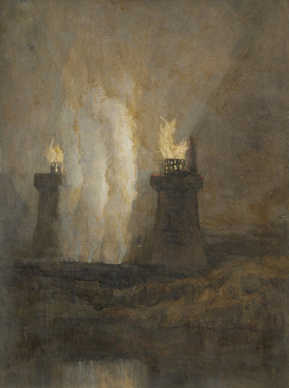 Carron Iron Works by Joseph Mallord William Turner