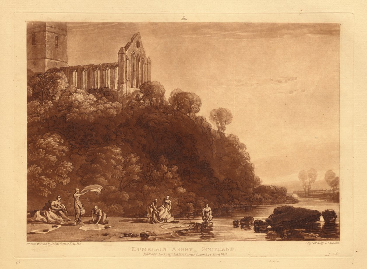 Dumblain Abbey by Joseph Mallord William Turner
