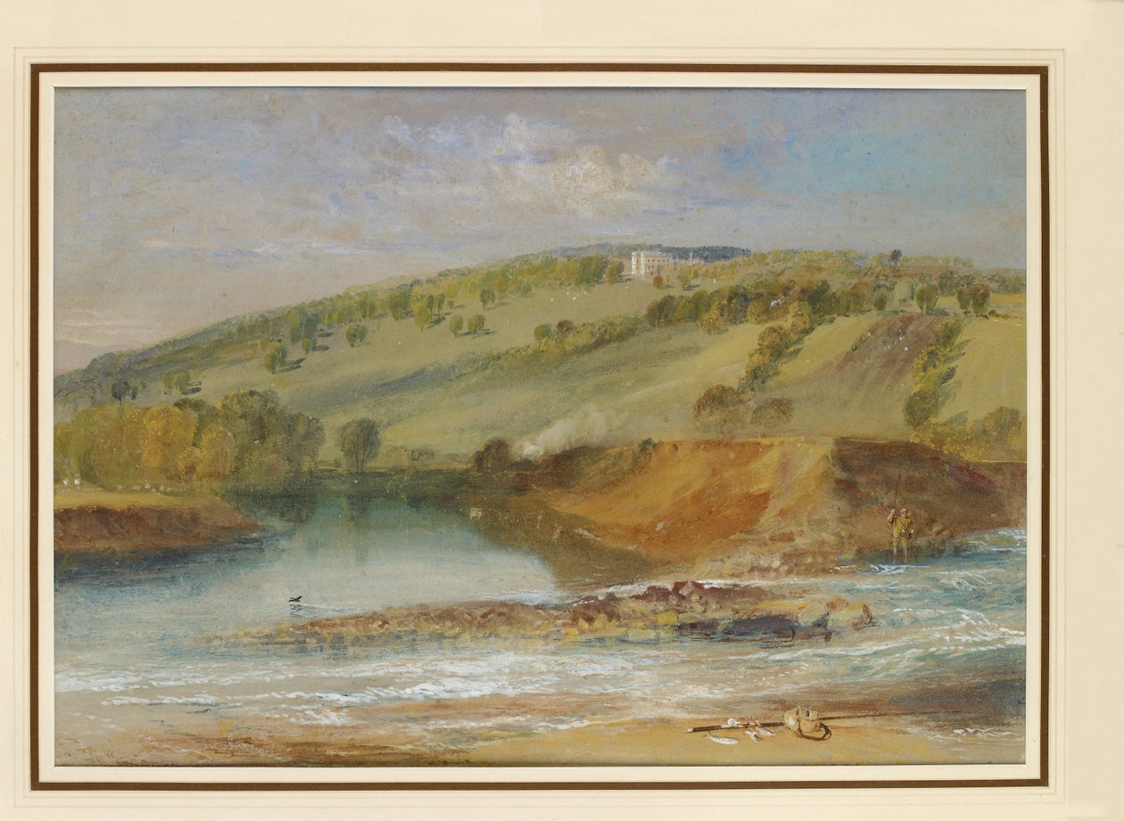 Farnley Hall, from the Junction of the Wharfe and the Washburn by Joseph Mallord William Turner