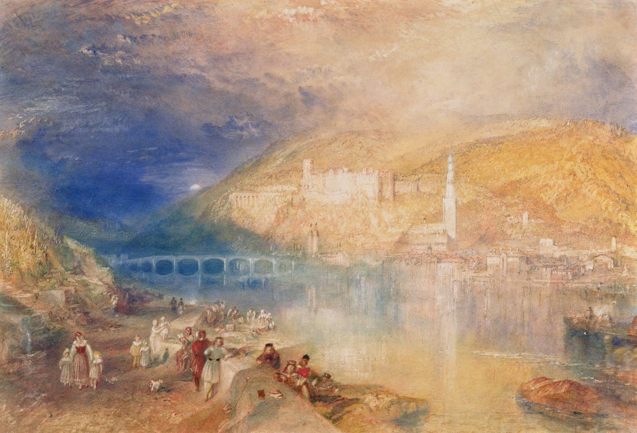 Heidelberg: Sunset by Joseph Mallord William Turner