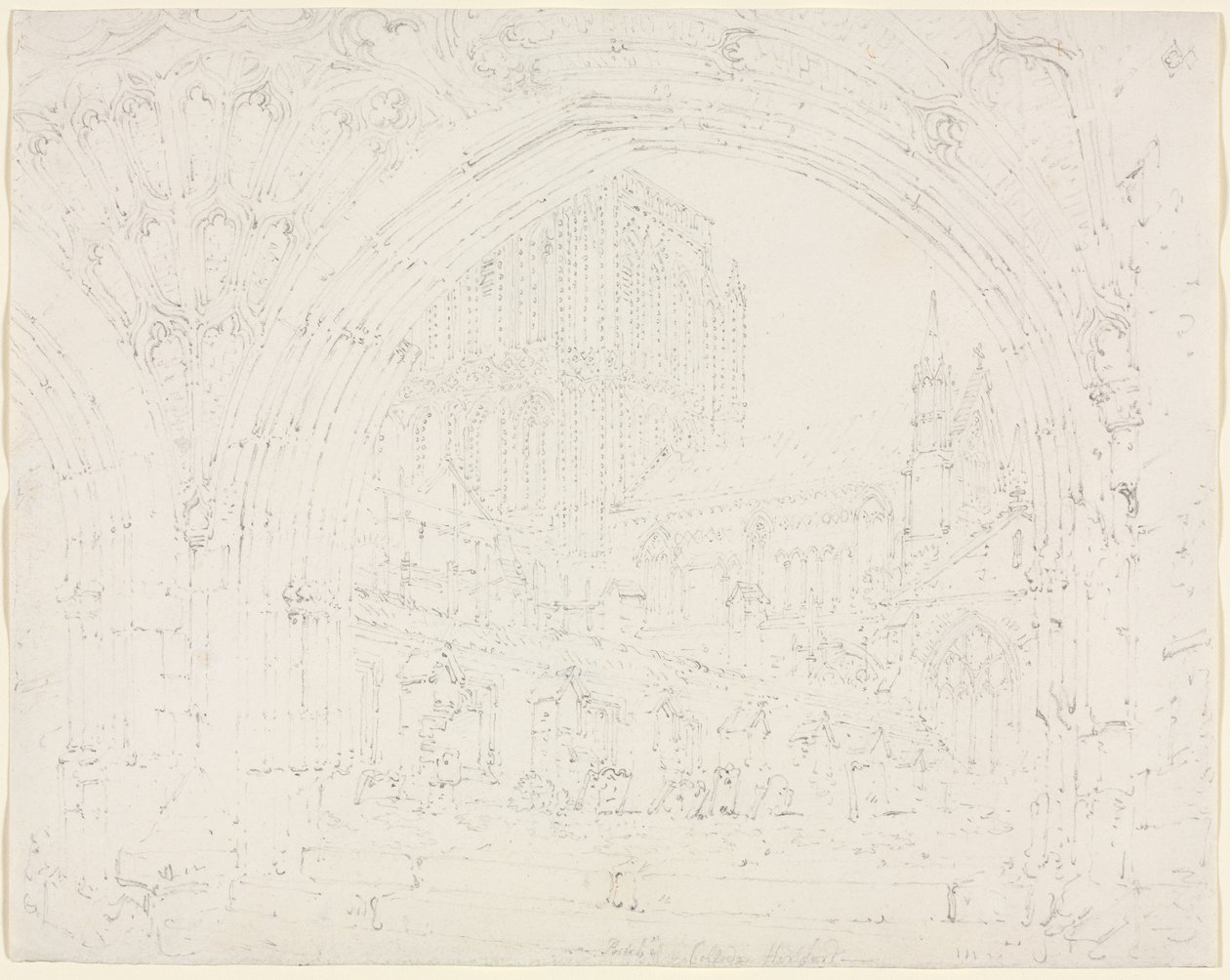 Hereford Cathedral by Joseph Mallord William Turner