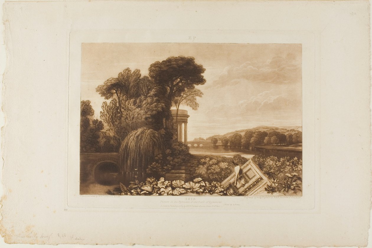 Isis, plate 68 from Liber Studiorum by Joseph Mallord William Turner