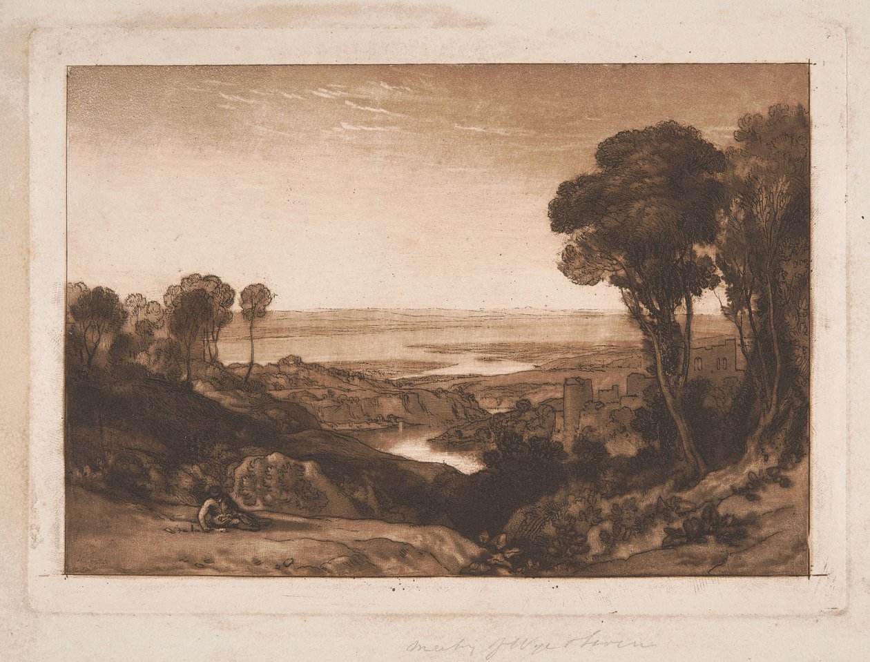 Junction of Severn and Wye by Joseph Mallord William Turner