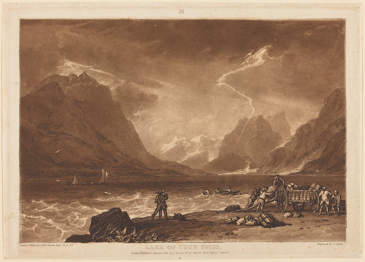 Lake of Thun by Joseph Mallord William Turner