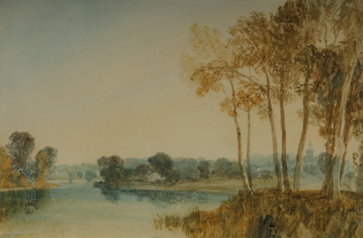 Landscape with Trees by the River Thames, c.1805 by Joseph Mallord William Turner