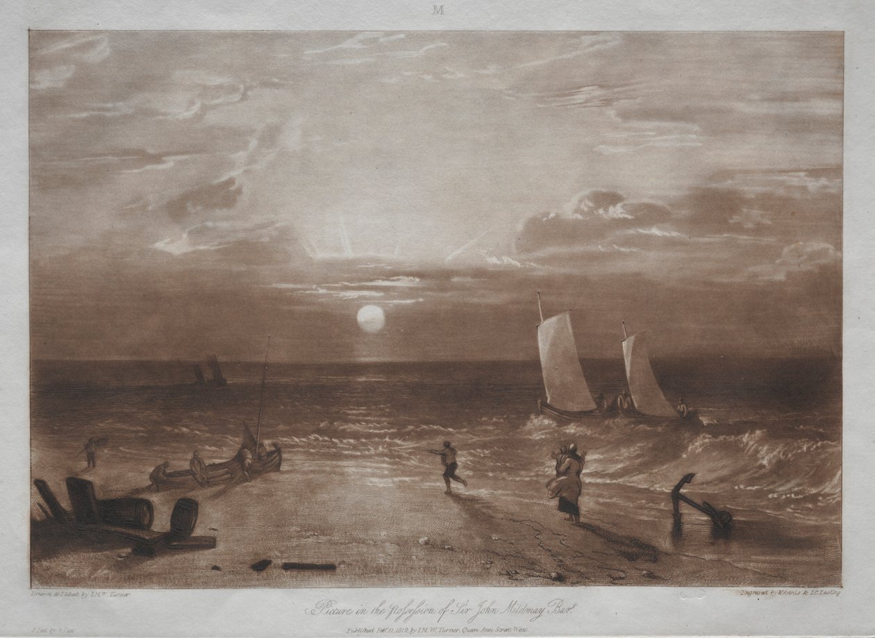 Liber Studiorum: Mildmay Sea-piece by Joseph Mallord William Turner