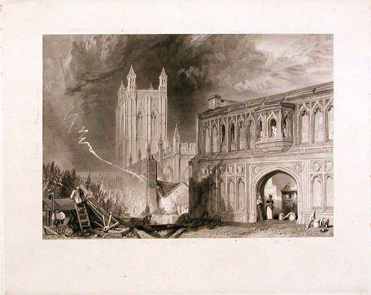 Malvern Abbey and Gate by Joseph Mallord William Turner