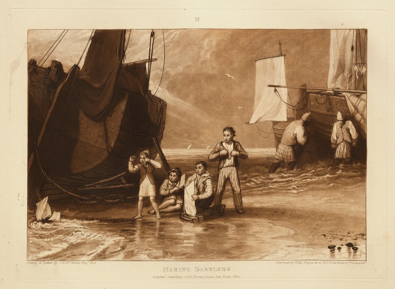 Marine Dabblers by Joseph Mallord William Turner