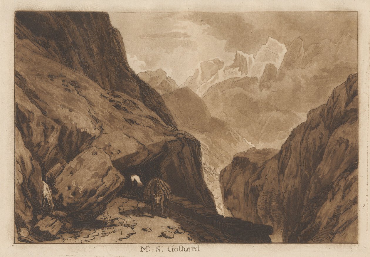 Mt. St. Gothard by Joseph Mallord William Turner