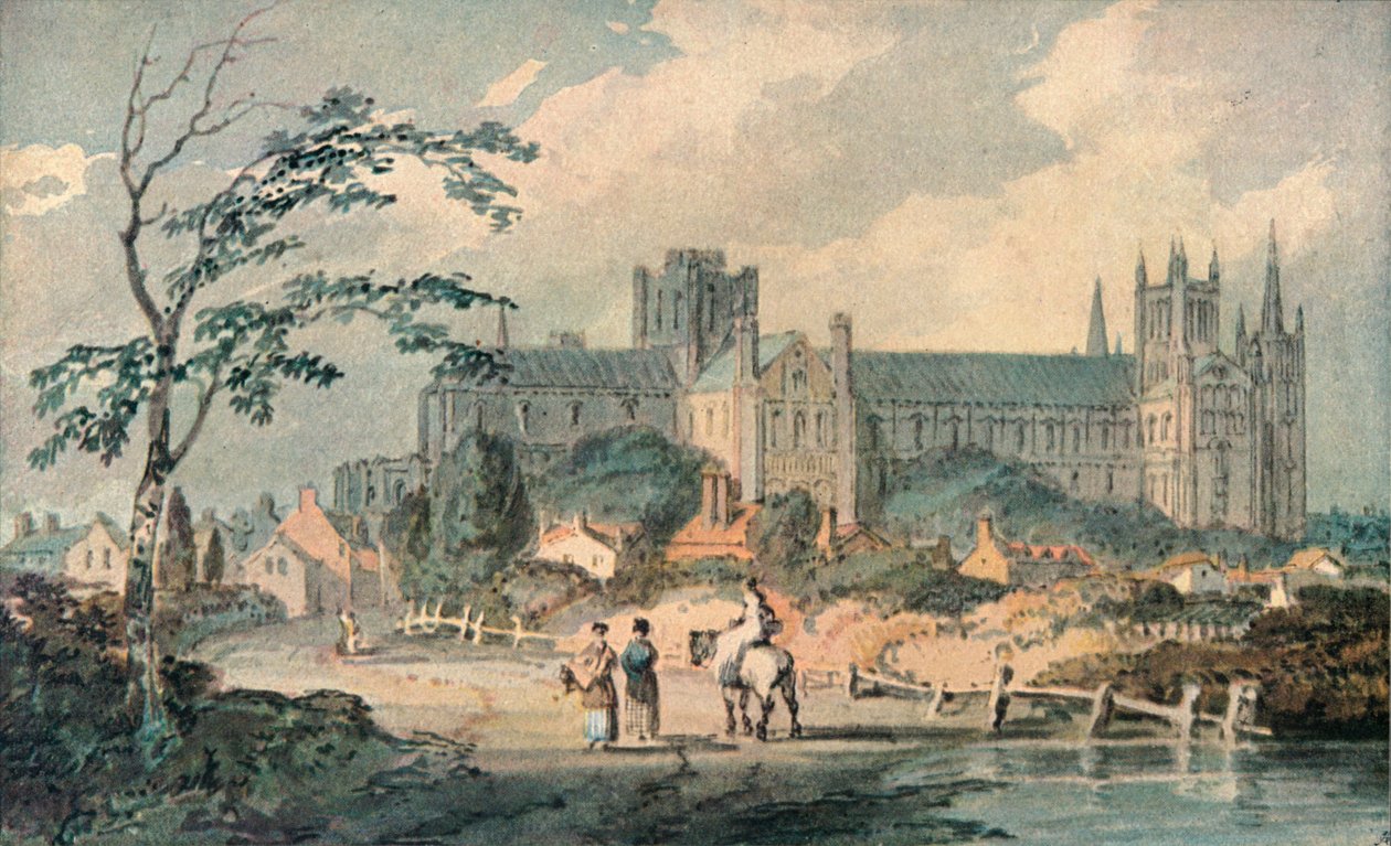 Peterborough Cathedral from the North by Joseph Mallord William Turner