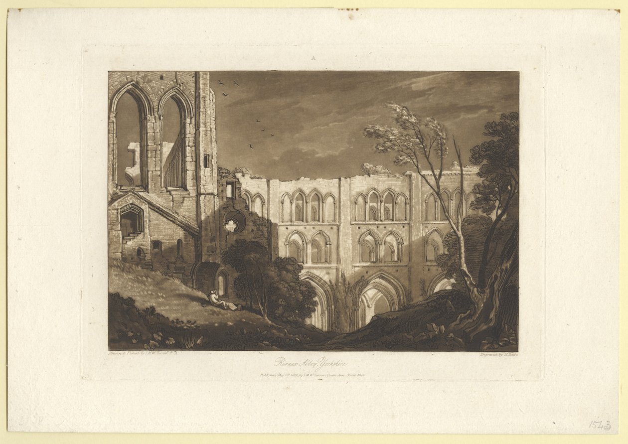 Rivaux Abbey by Joseph Mallord William Turner