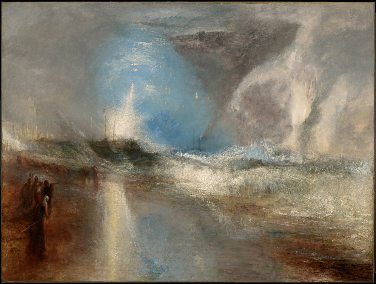 Rockets and Blue Lights (Close at Hand) to Warn Steamboats of Shoal Water by Joseph Mallord William Turner