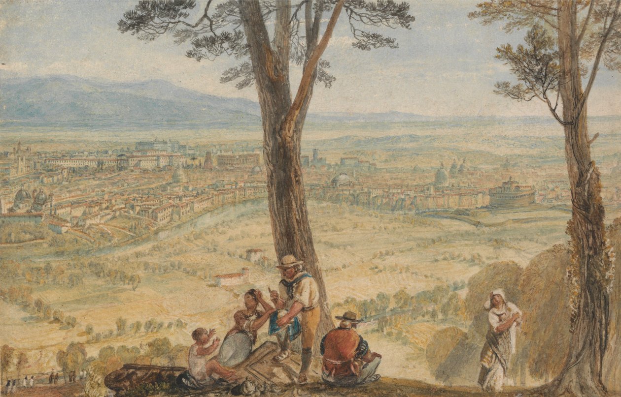 Rome from Monte Mario by Joseph Mallord William Turner