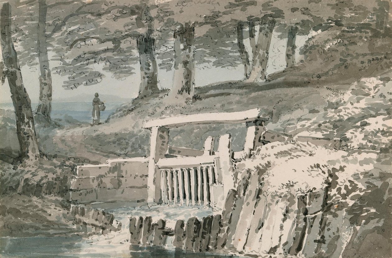 Sluice Gate, Netley Abbey, Hampshire by Joseph Mallord William Turner
