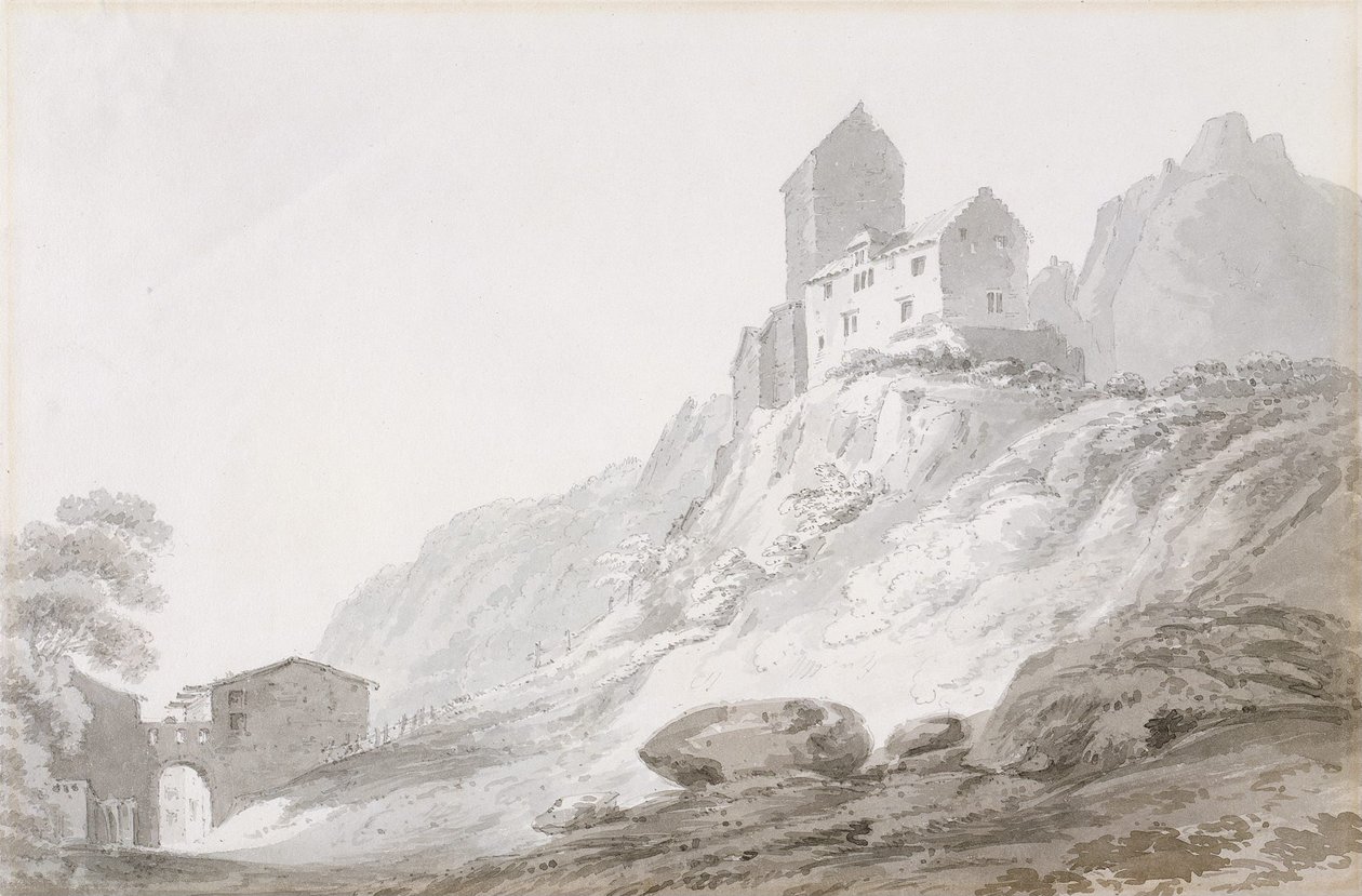 South Gate of Sargans by Joseph Mallord William Turner