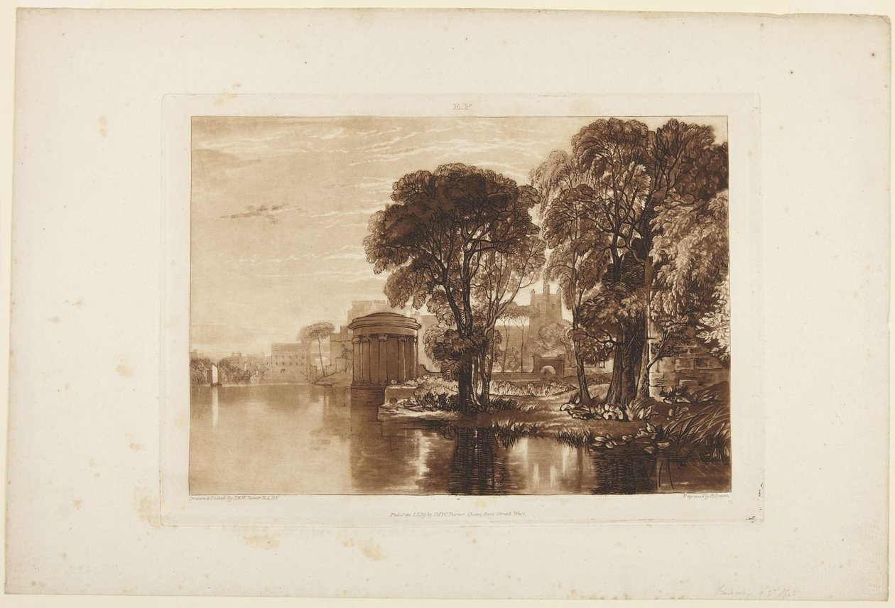 The Alcove Isleworth by Joseph Mallord William Turner