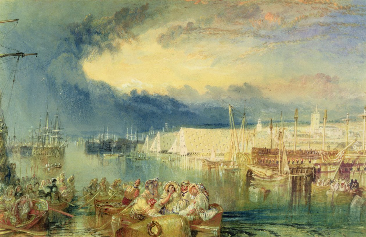 The Dockyard, Devonport by Joseph Mallord William Turner